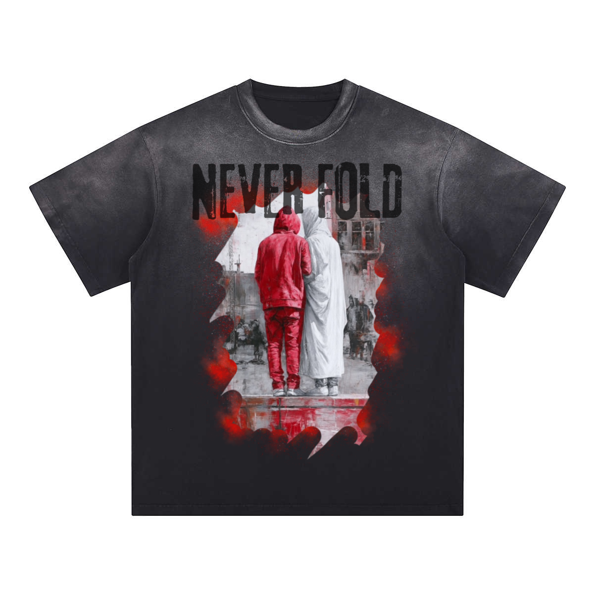Never Fold/ Gradient T-Shirt