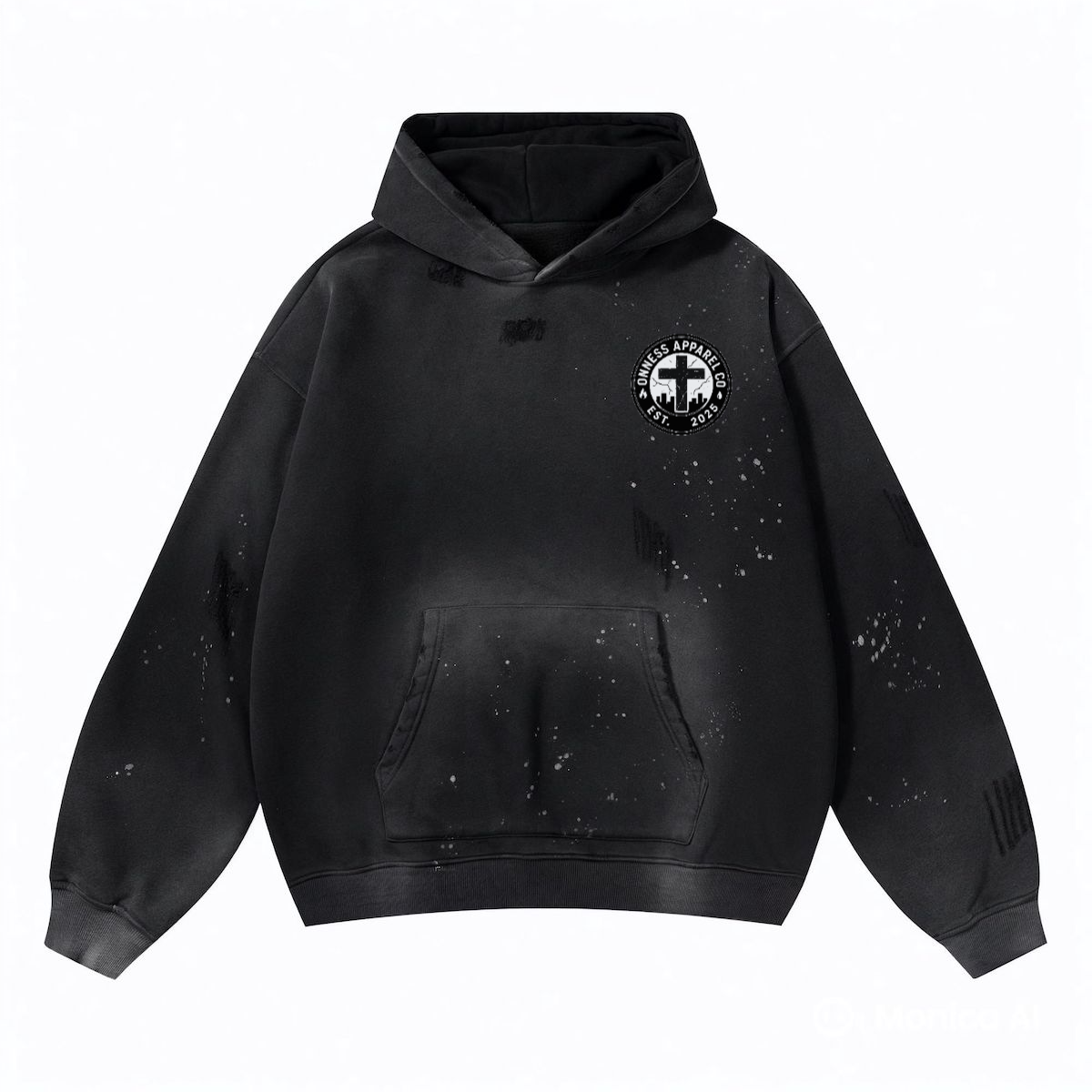 Never Fold/ Vintage Wash Hoodie