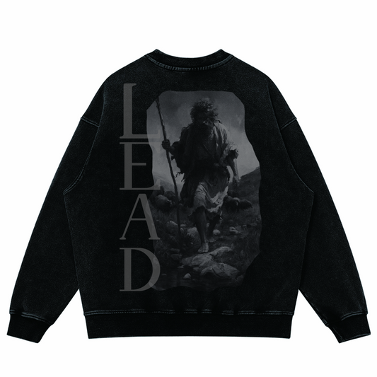Leading the Way/ Oversized Faded Sweatshirt