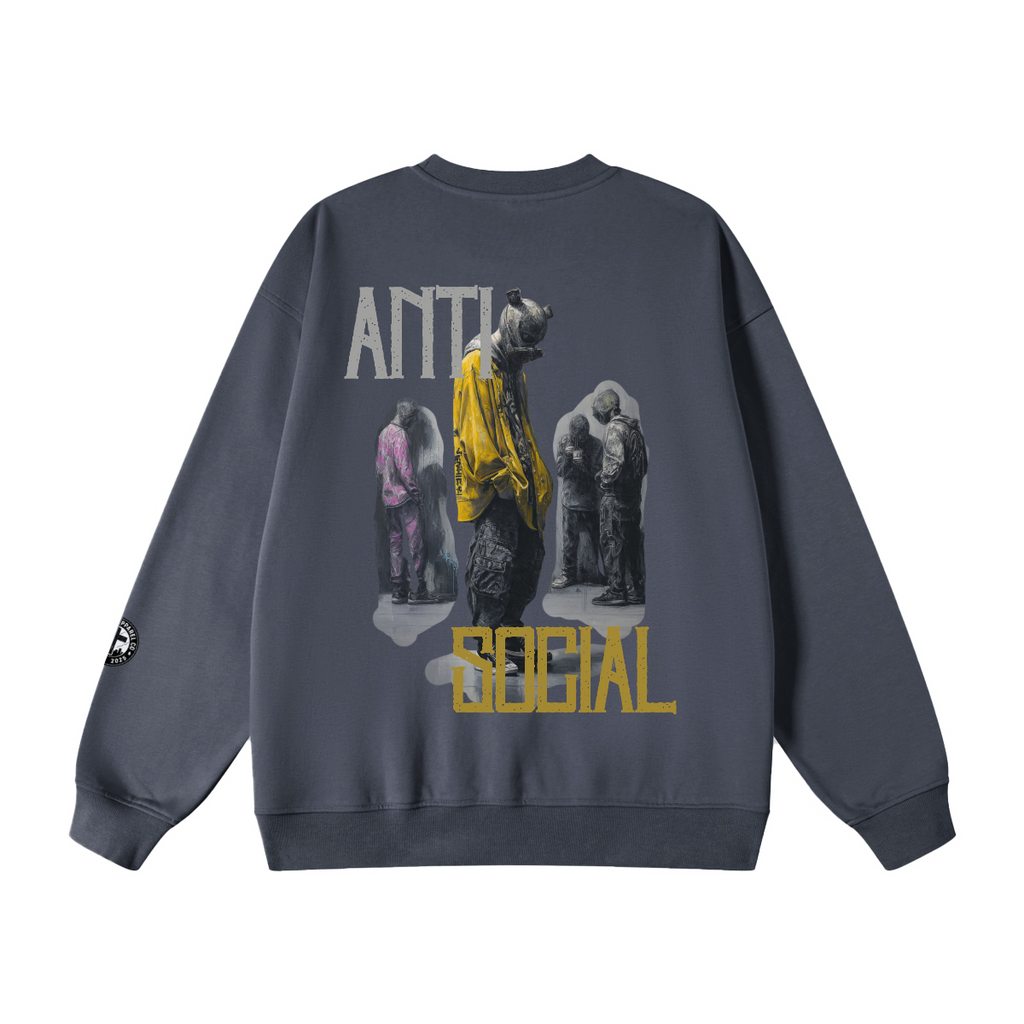 Anti Social (PRV 18:1) Oversized Sweatshirt