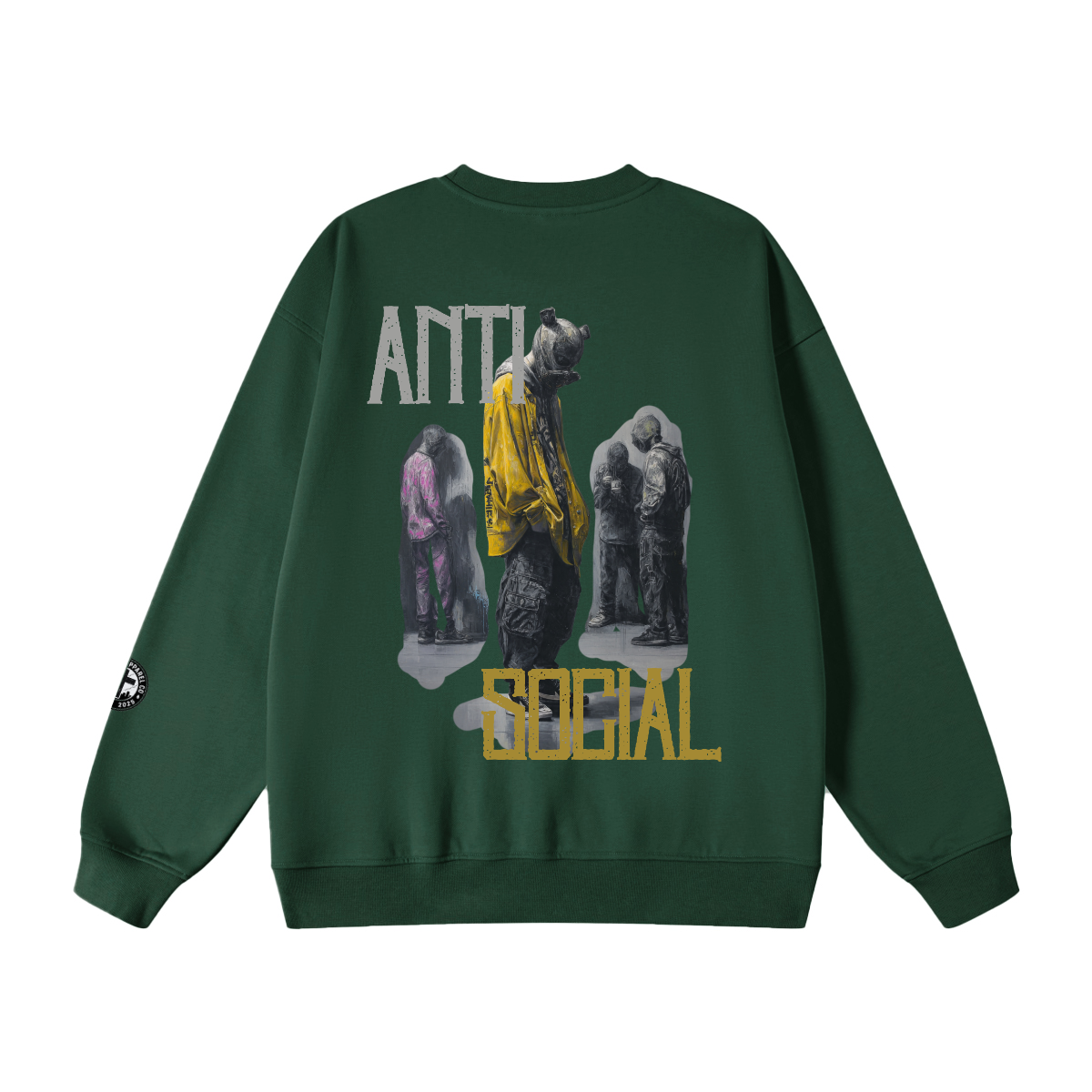 Anti Social (PRV 18:1) Oversized Sweatshirt