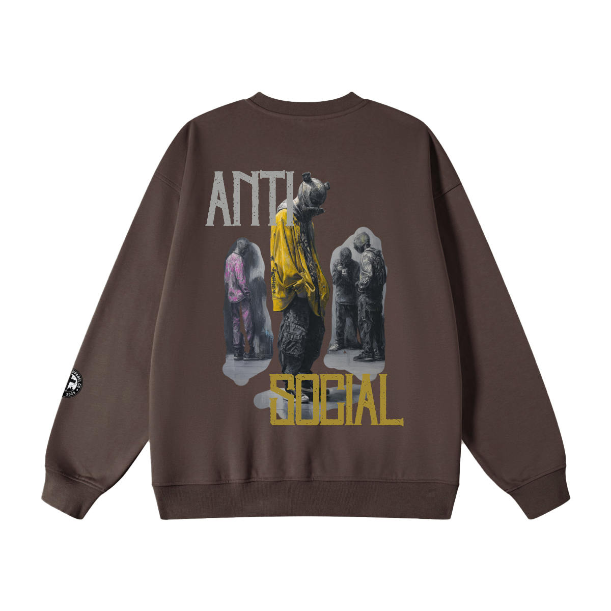 Anti Social (PRV 18:1) Oversized Sweatshirt