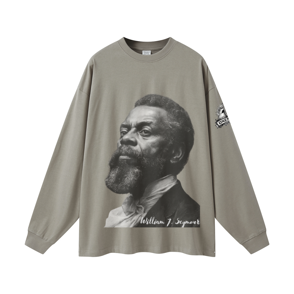 William J Seymour longsleeve tee