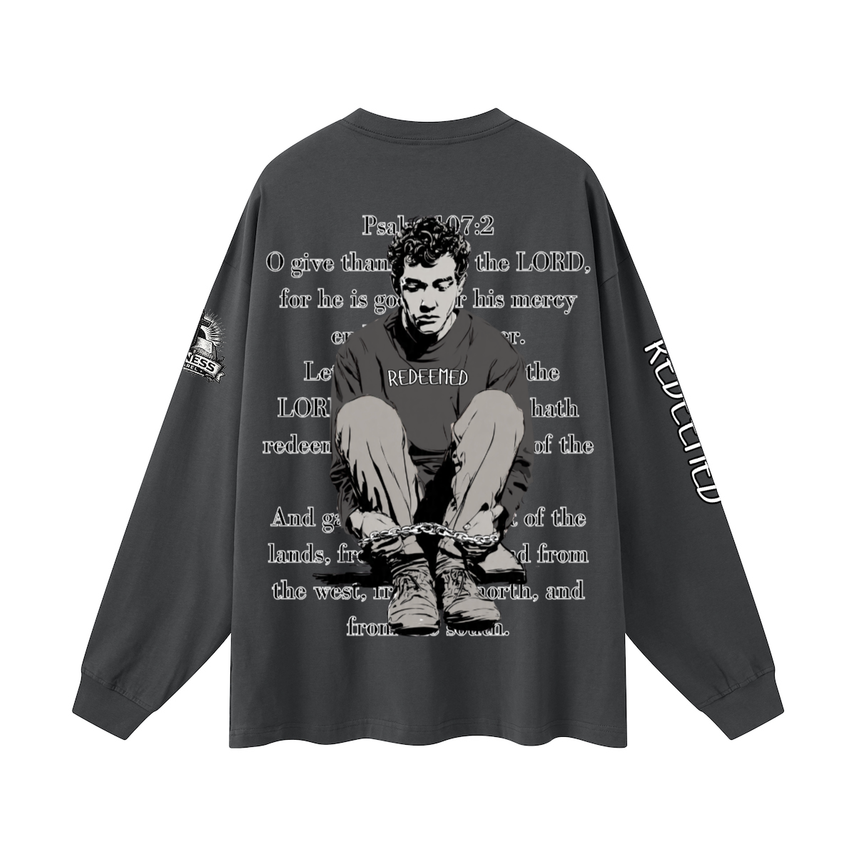 Redeemed longsleeve tee