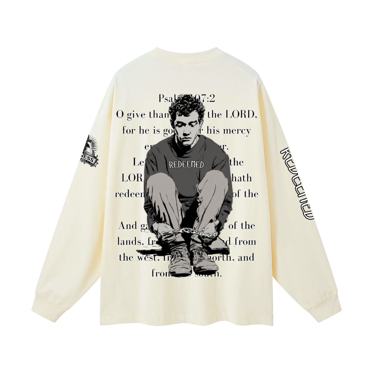 Redeemed longsleeve tee