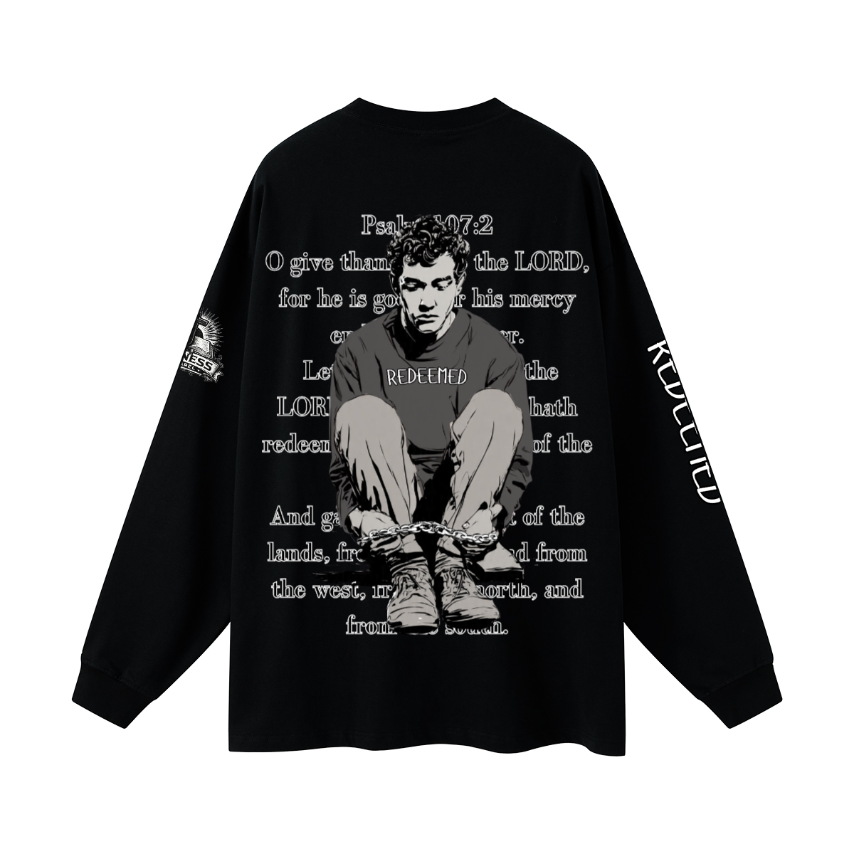 Redeemed longsleeve tee