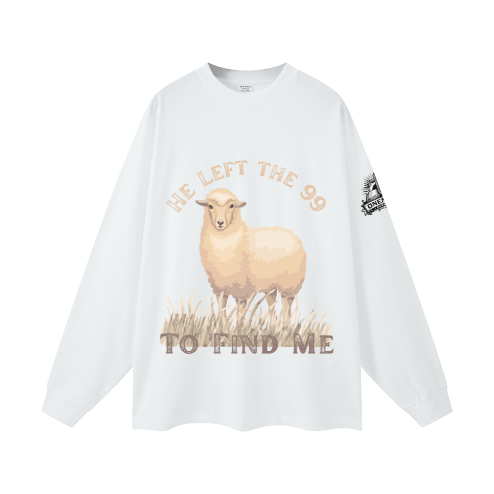 He Left the 99 longsleeve tee