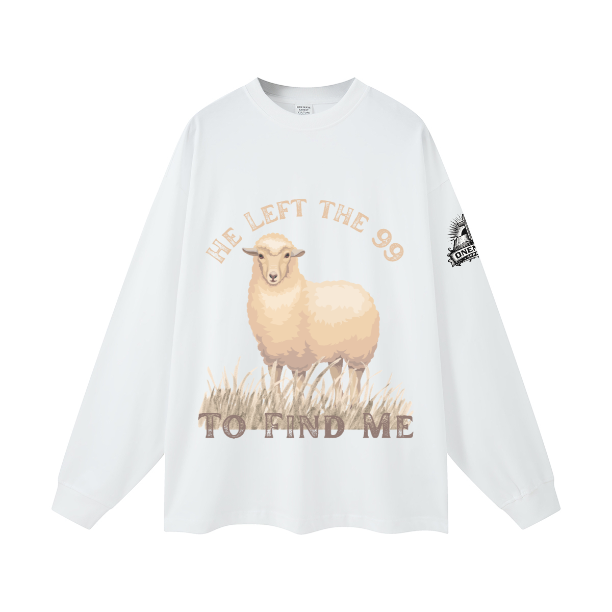 He Left the 99 longsleeve tee