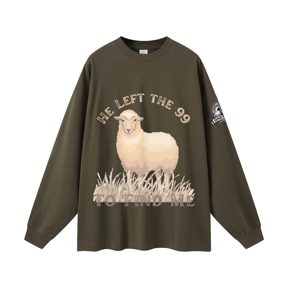 He Left the 99 longsleeve tee