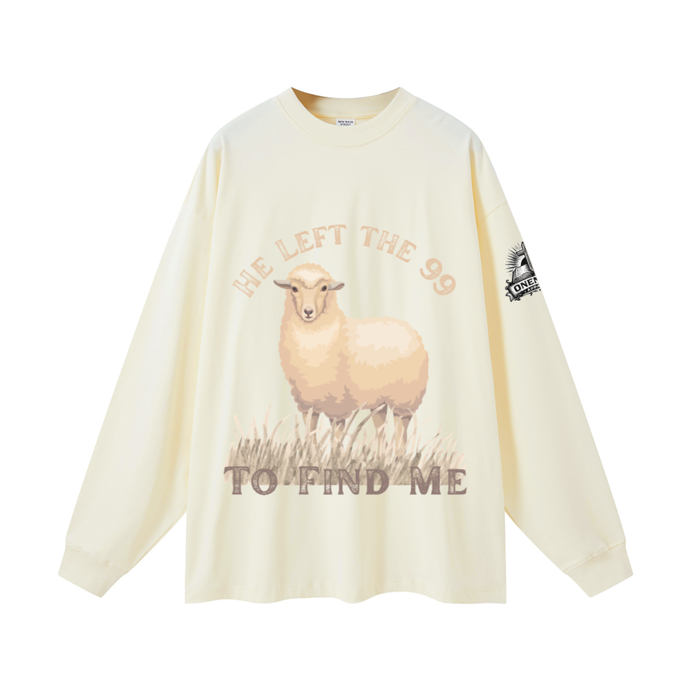 He Left the 99 longsleeve tee