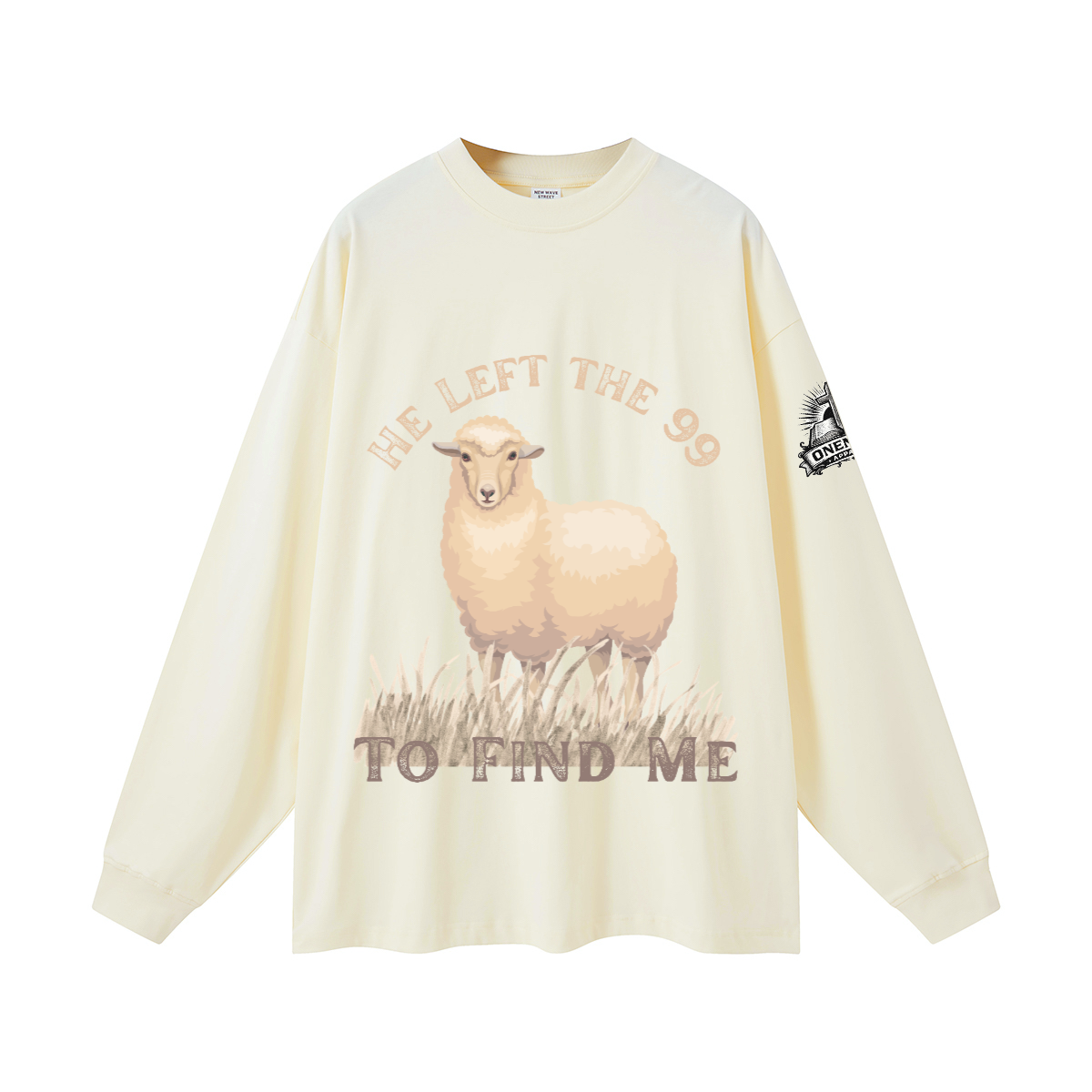 He Left the 99 longsleeve tee