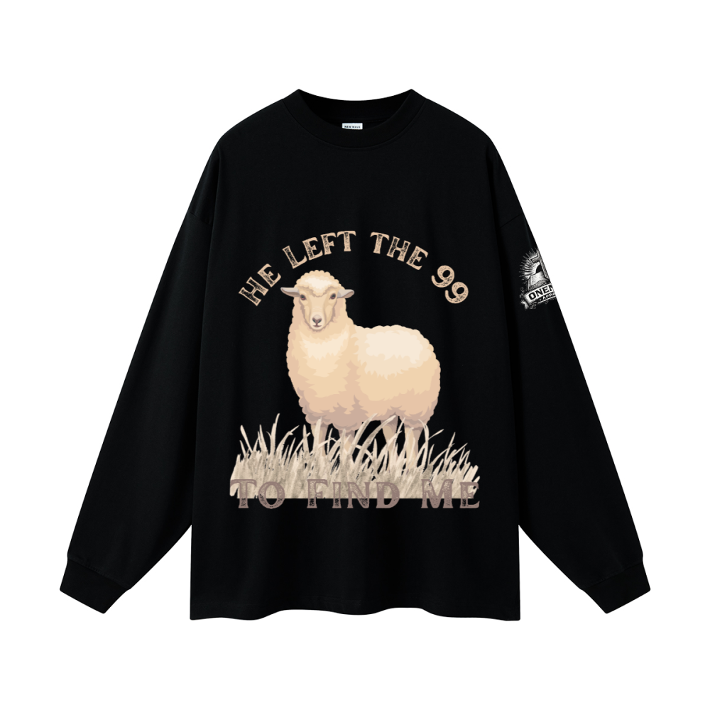 He Left the 99 longsleeve tee