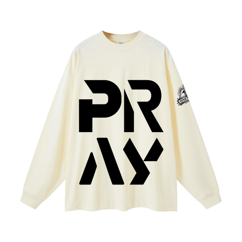 PRAY longsleeve tee