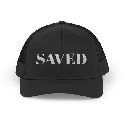 Saved Snapback Trucker hat