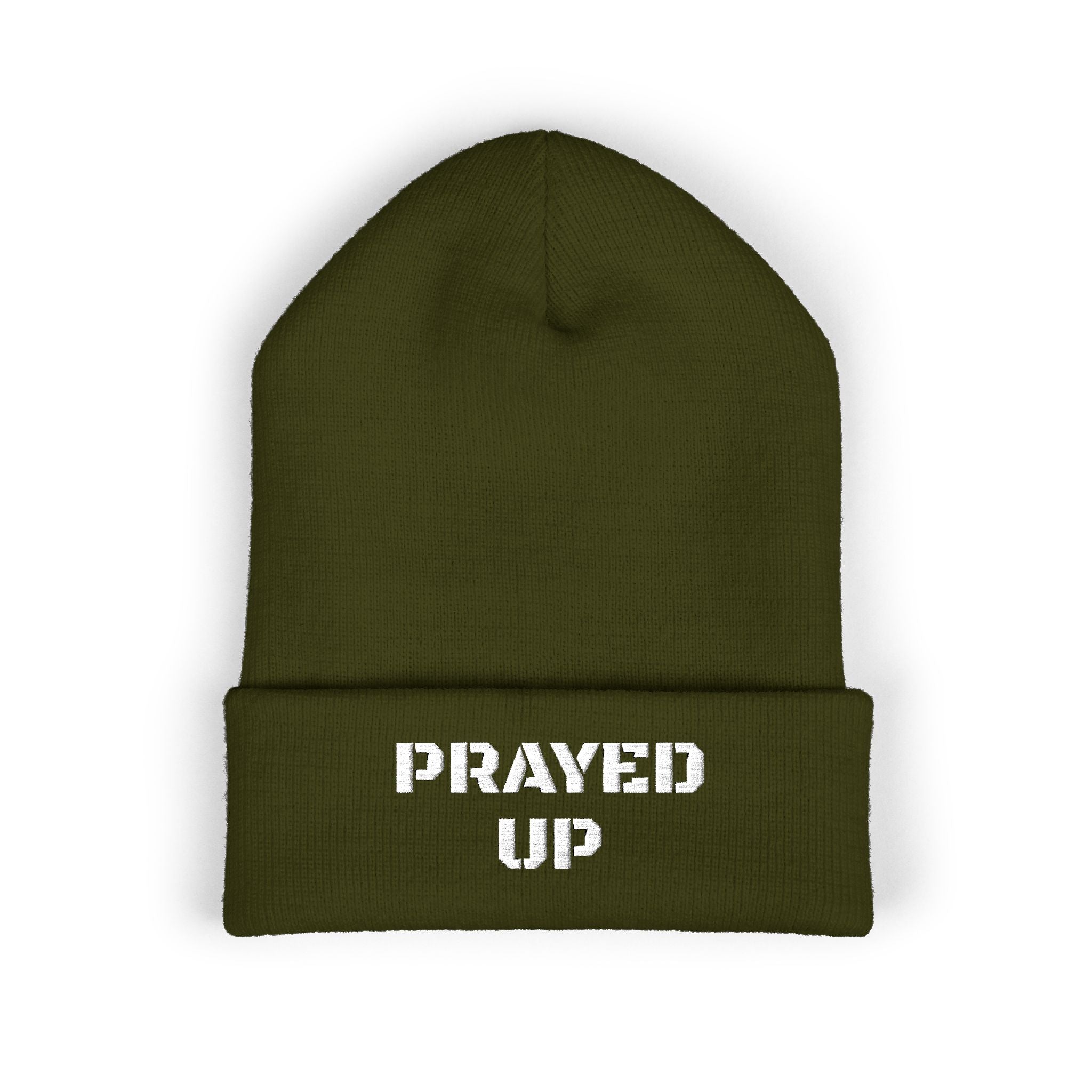 Prayed Up/ Classic Cuffed Beanie Hat