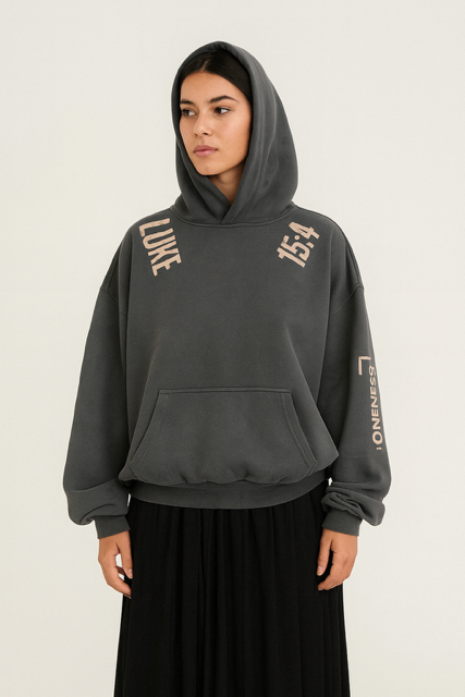 Luke 15:4/ Oversize Boxy Hoodie