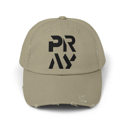 PRAY Distressed Hat
