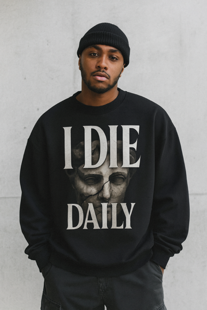 I Die Daily sweatshirt