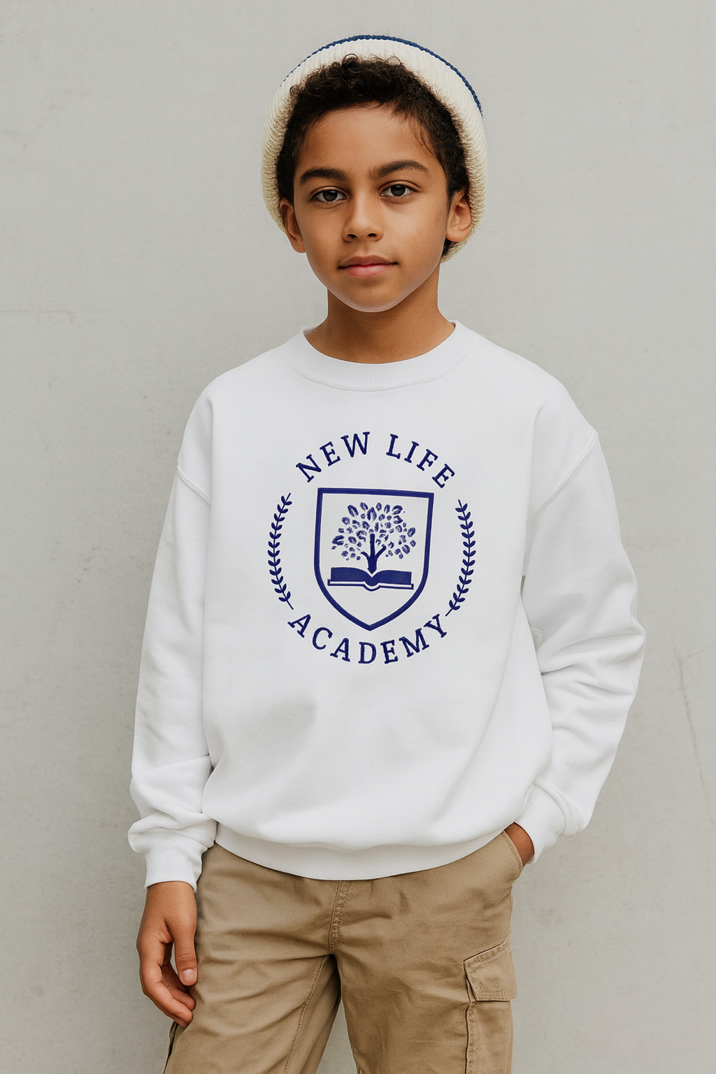 New Life Academy Youth Crewneck Sweatshirt