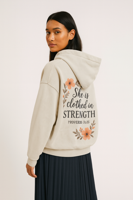 Clothed in Strength Hoodie