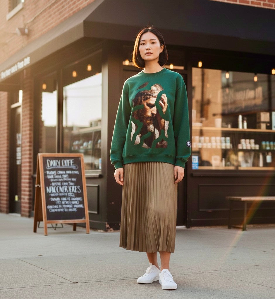 Jesus Wept/ Crewneck Sweatshirt