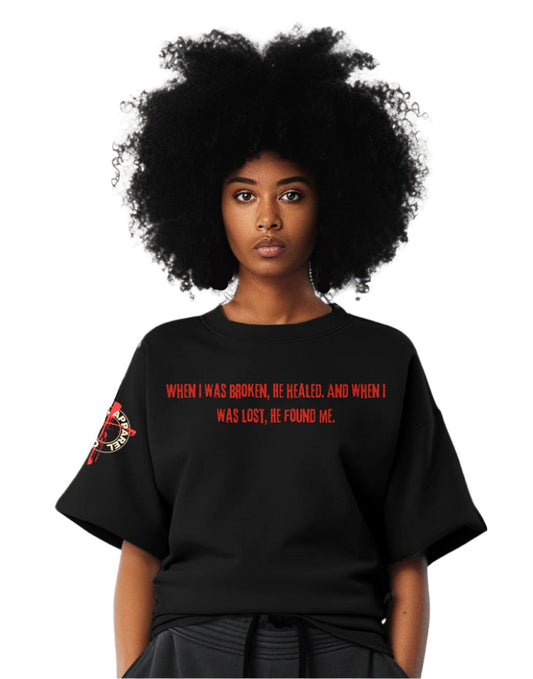 I Love Jesus/ Loose Boxy T-shirt