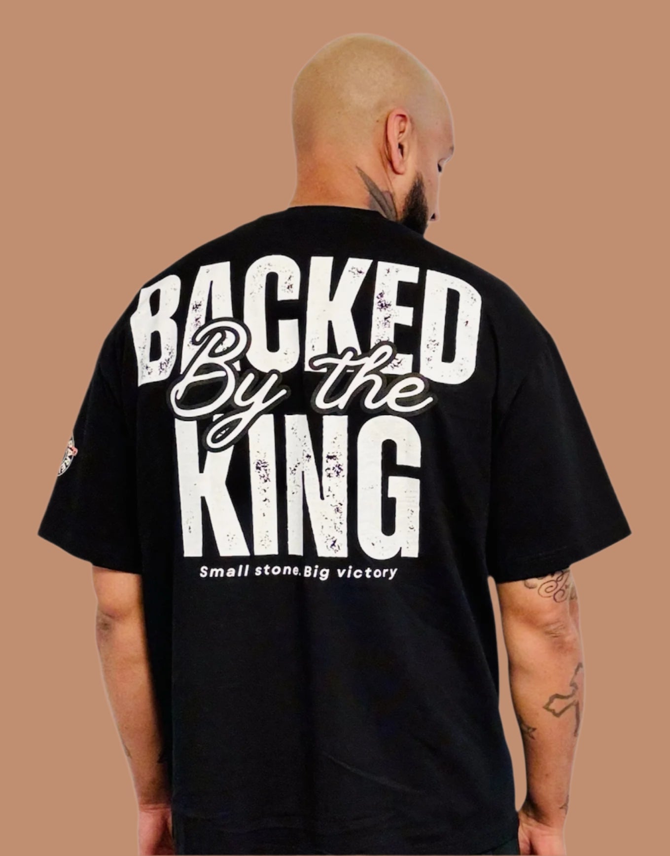 Backed by the King/ Loose Boxy T-shirt